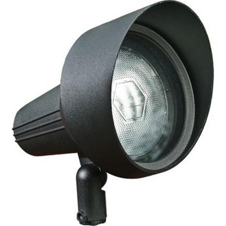 DABMAR LIGHTING Black Hooded Lensed Spot Light 18W PAR38 LED COB 120-277V DPR-LED40-HOOD-B